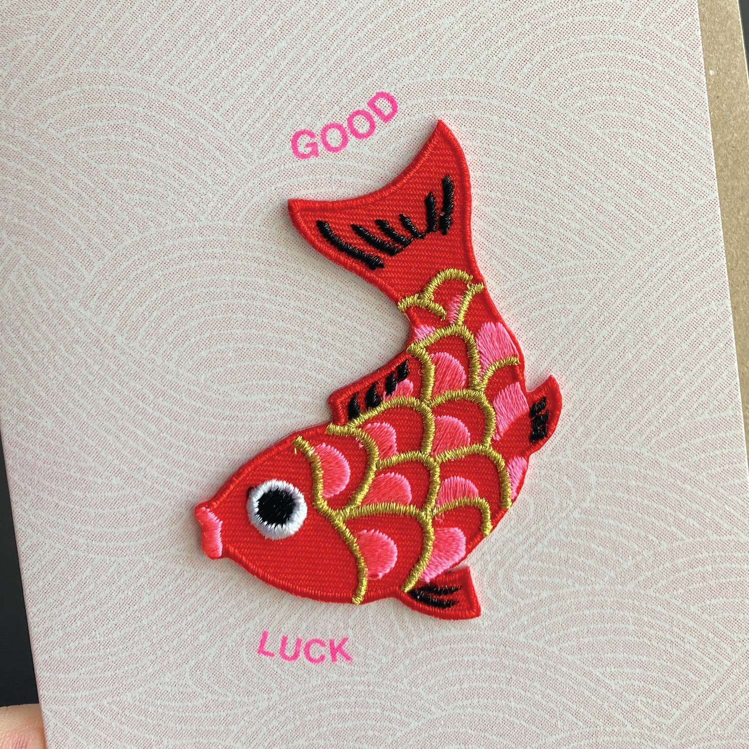 Patchkarte - Lucky Koi Fish | Petra Boase Ltd - toietmoi-laboutique