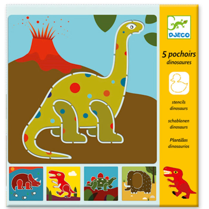 Schablonen, Dinosaurier | djeco - toietmoi-laboutique