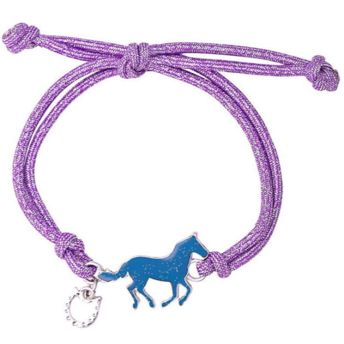 Stimmungsarmband, Pferde, violet | Moses - toietmoi-laboutique