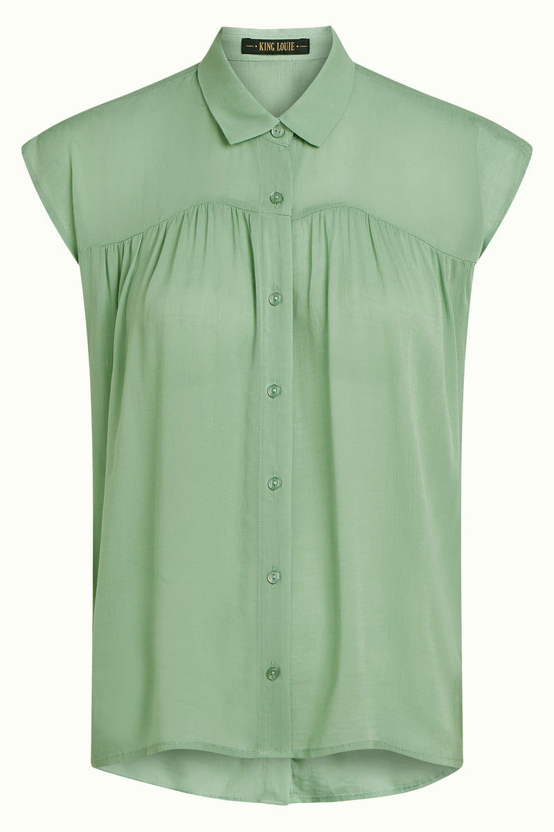09539 Amy Blouse Capo 291 Minty Meadow | King Louie - toietmoi-laboutique