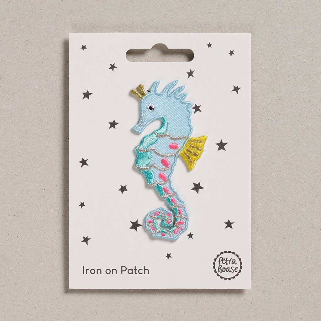 Aufbügelpatch - Seepferdchen | Petra Boase Ltd - toietmoi-laboutique