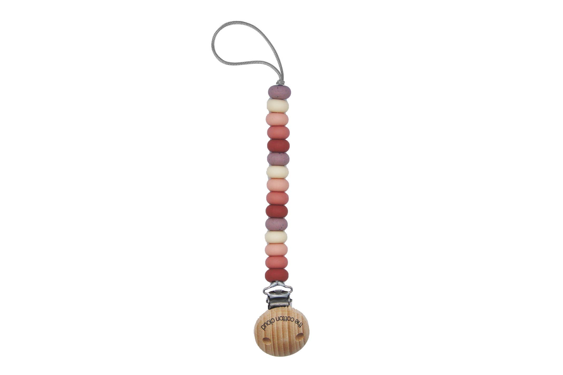 Schnullerkette, multicolor/rosa | the cotton cloud - toietmoi-laboutique