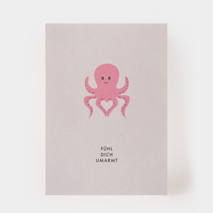 Postkarte - Fühl dich umarmt | Kartenmarie - toietmoi-laboutique