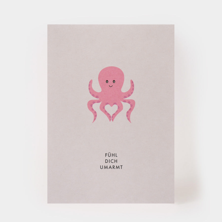 Postkarte - Fühl dich umarmt | Kartenmarie - toietmoi-laboutique