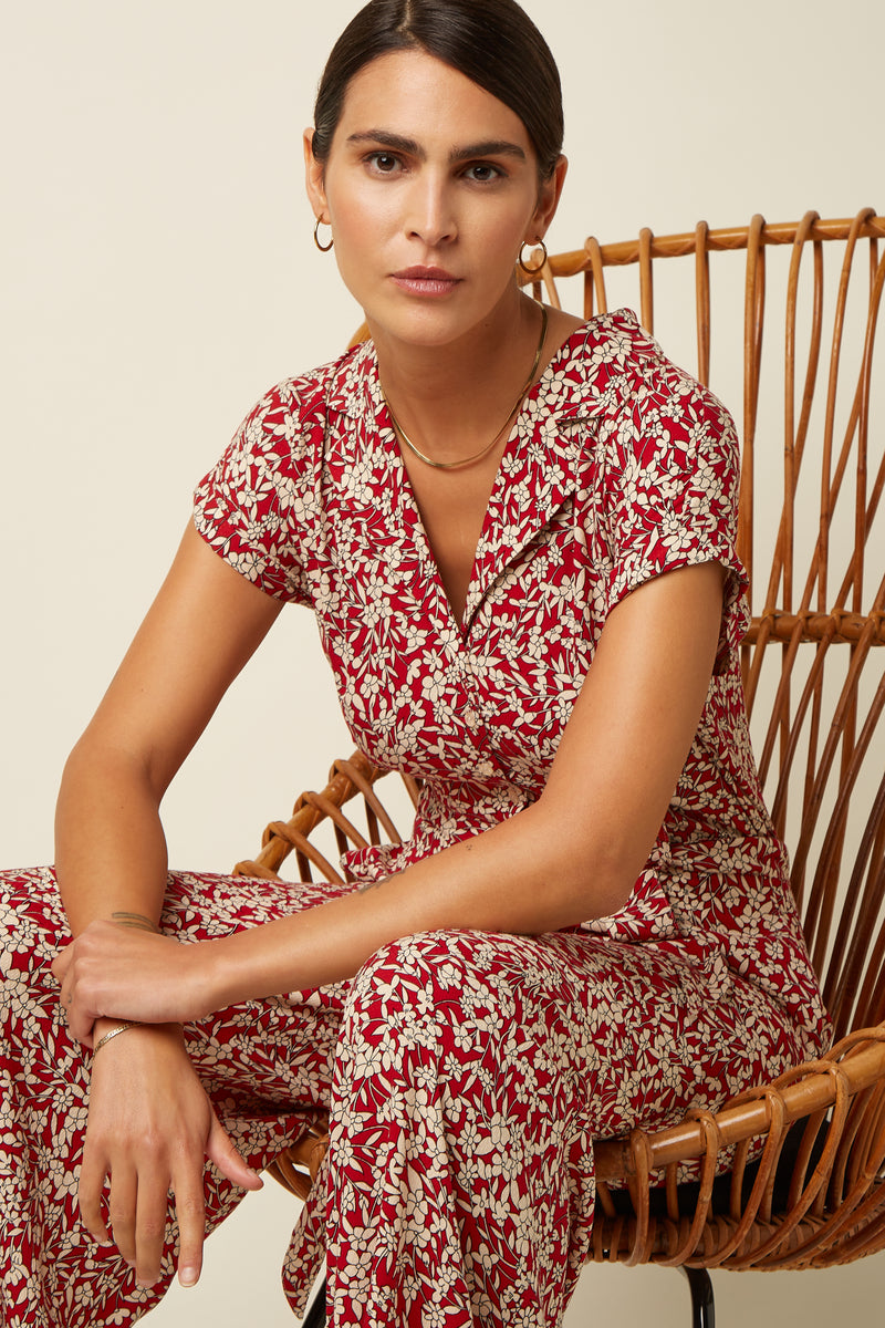 10257 Daisy Jumpsuit Paradis 655 Chili Red | King Louie - toietmoi-laboutique
