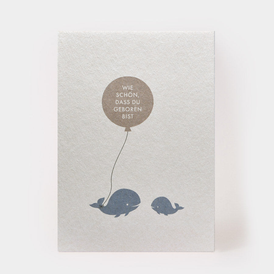 Postkarte - Wie schön, dass du geboren bist | Kartenmarie - toietmoi-laboutique