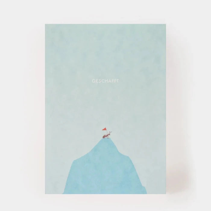 Postkarte - Geschafft | Kartenmarie - toietmoi-laboutique