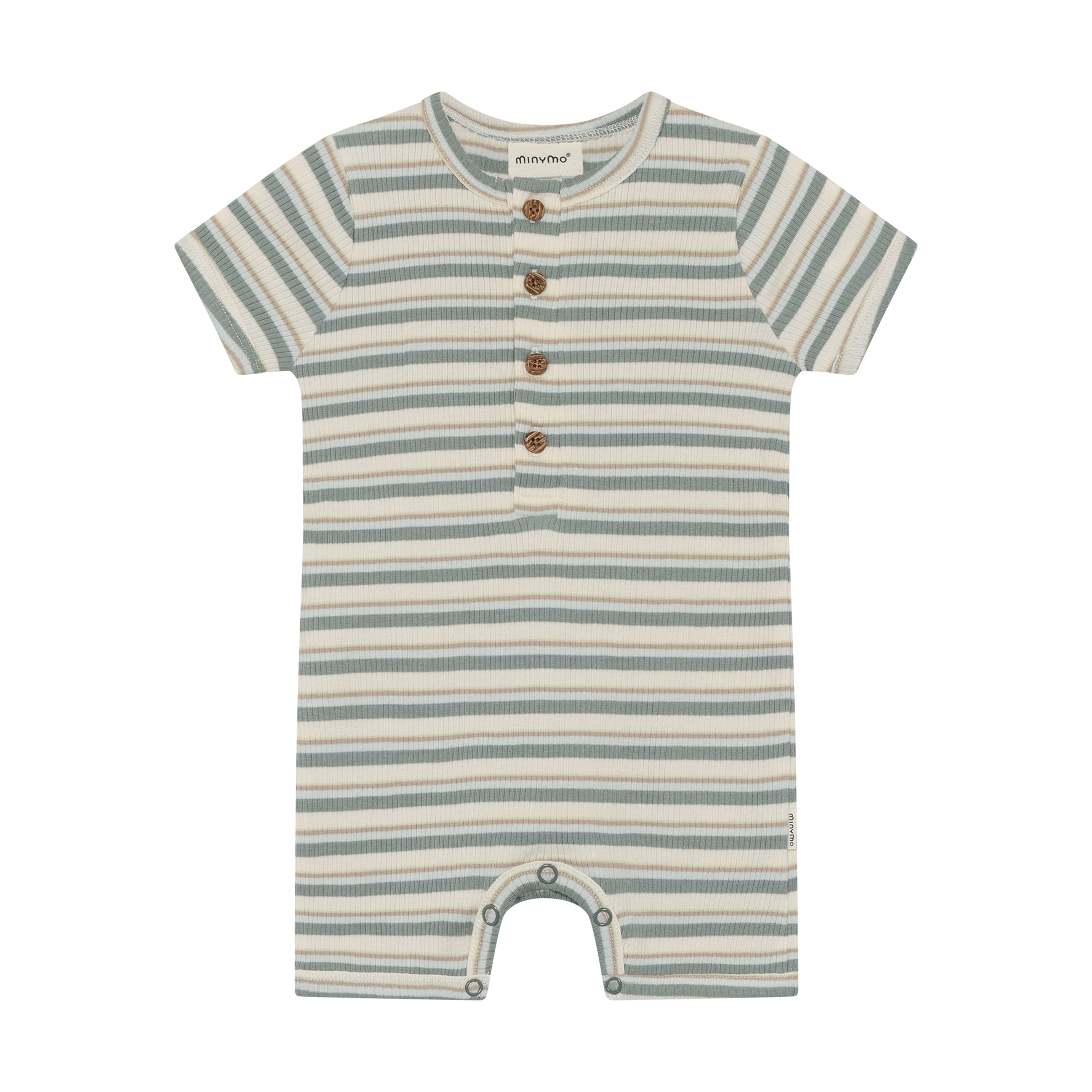 114367 Suit SS Y/D Rib | Minymo - toietmoi-laboutique