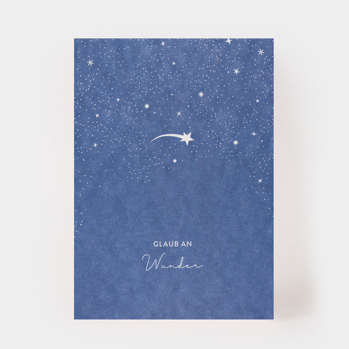 Postkarte - Glaub an Wunder | Kartenmarie - toietmoi-laboutique