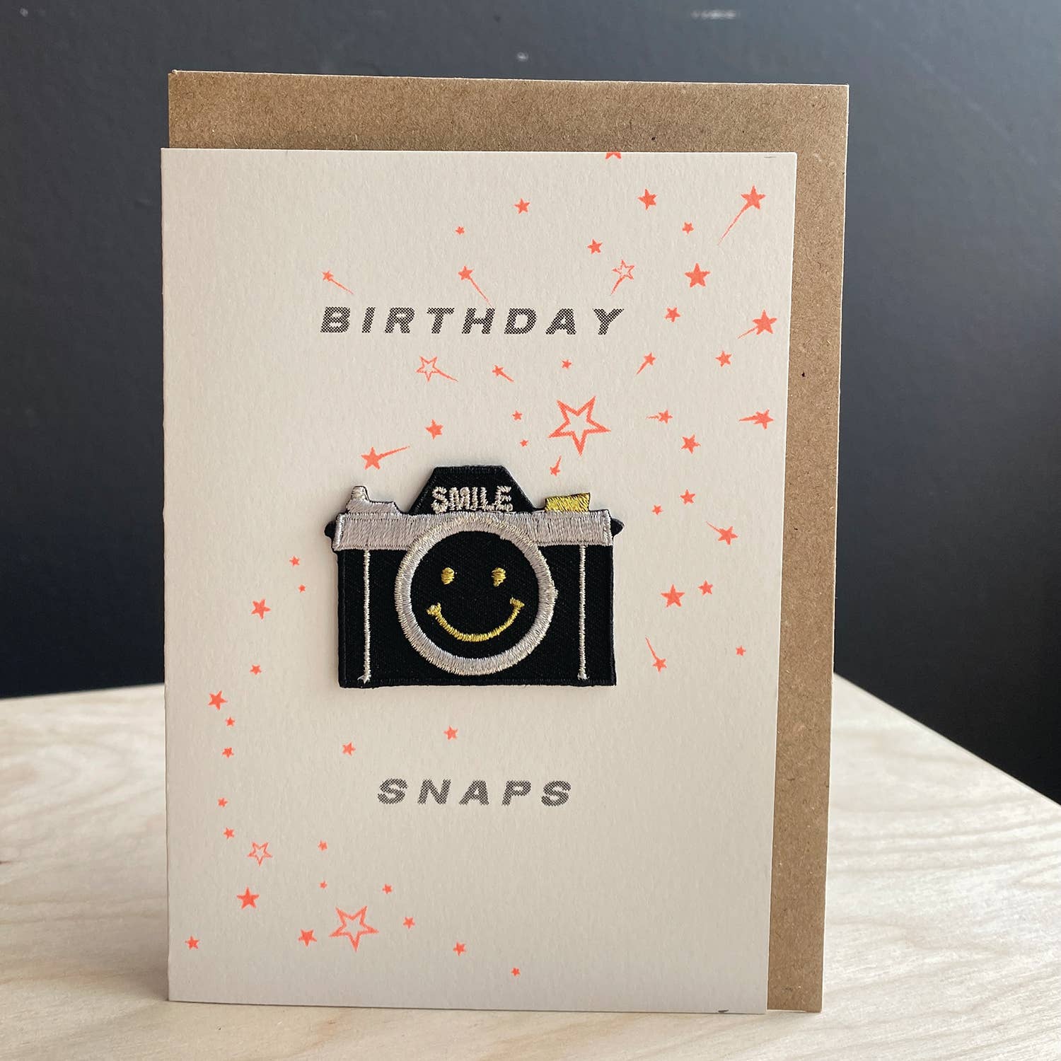 Patchkarte mit Umschlag, Camera Birthday | Petra Boase Ltd - toietmoi-laboutique