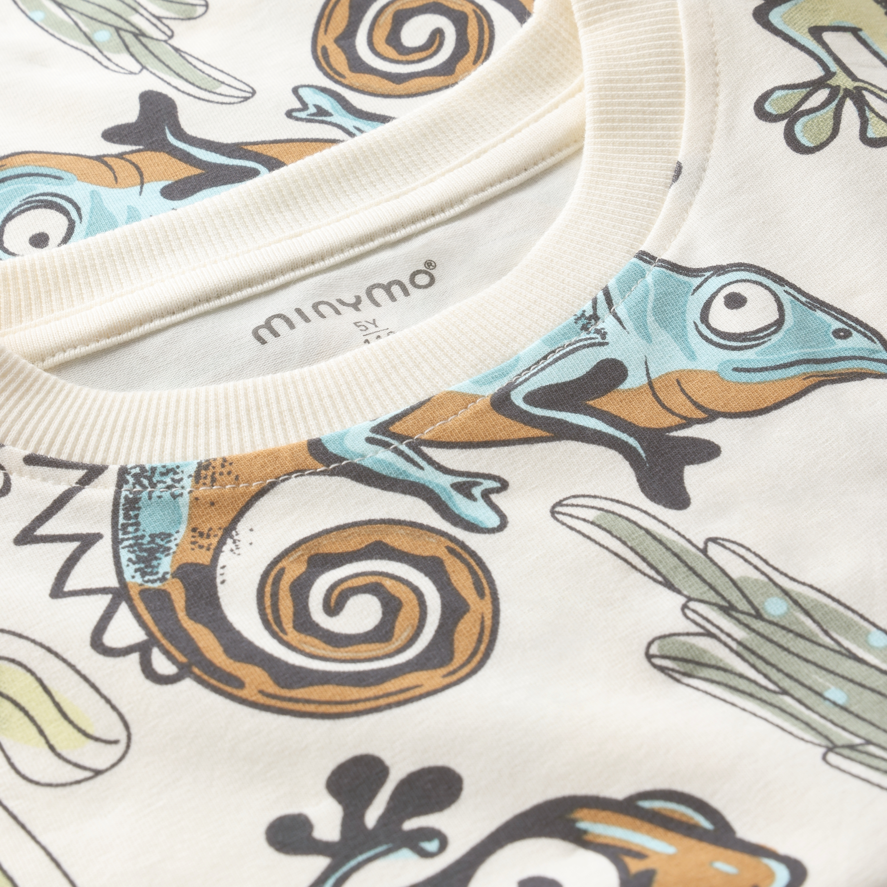 134321 T-shirt SS AOP | Minymo - toietmoi-laboutique