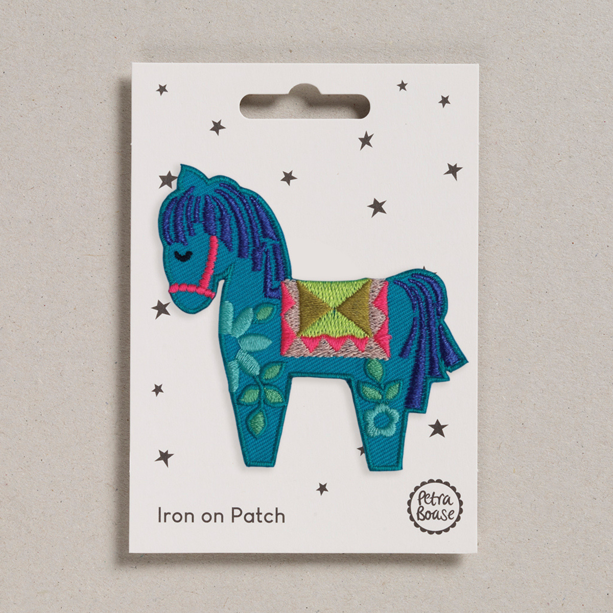Aufbügelpatch, Dala Pferd | Petra Boase Ltd - toietmoi-laboutique