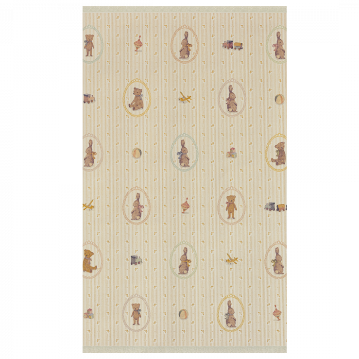 Maileg Geschenkpapier, Hasen und Teddys 10m | Maileg - toietmoi-laboutique