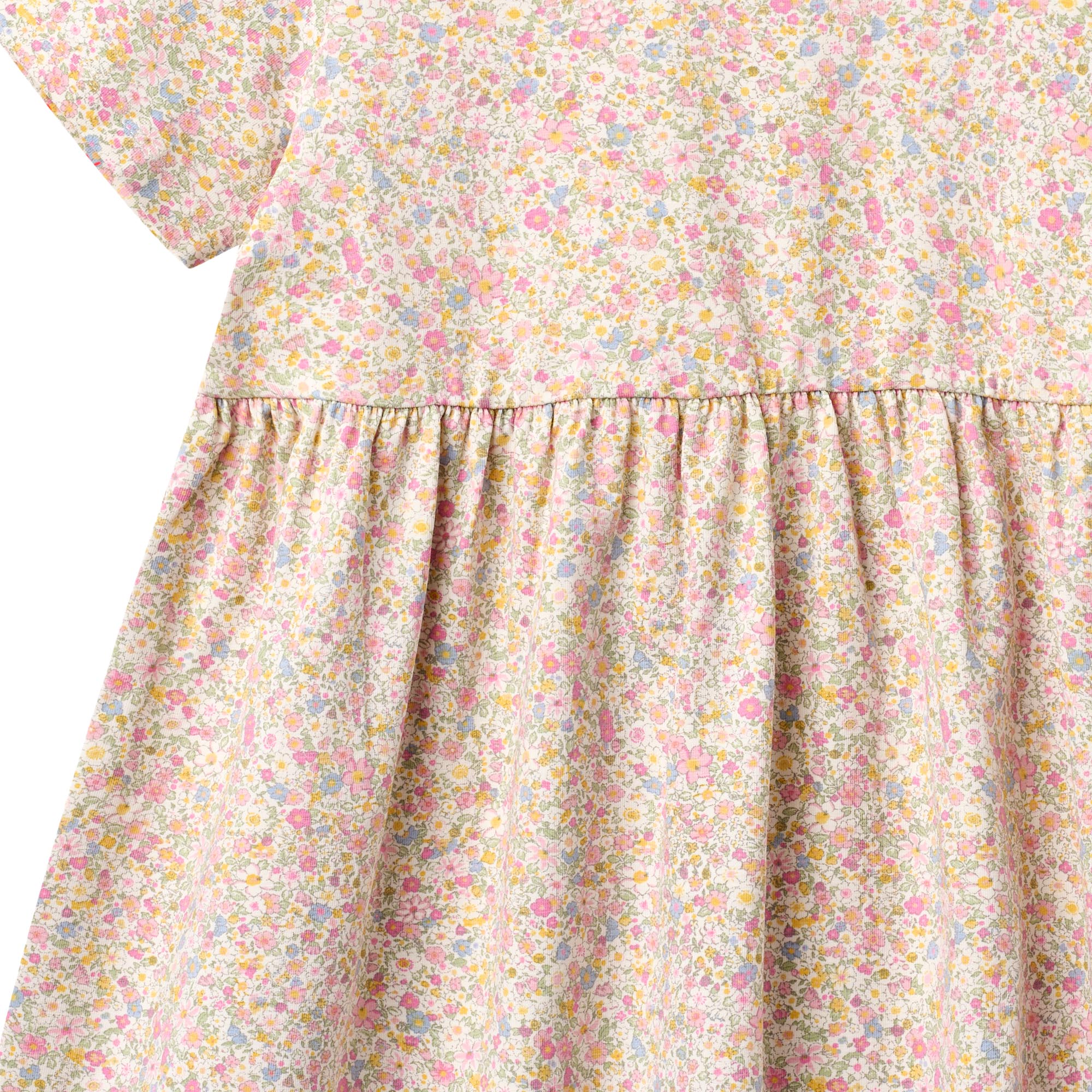 Wheat Kurzarmkleid, pastell Blümchen | Wheat - toietmoi-laboutique