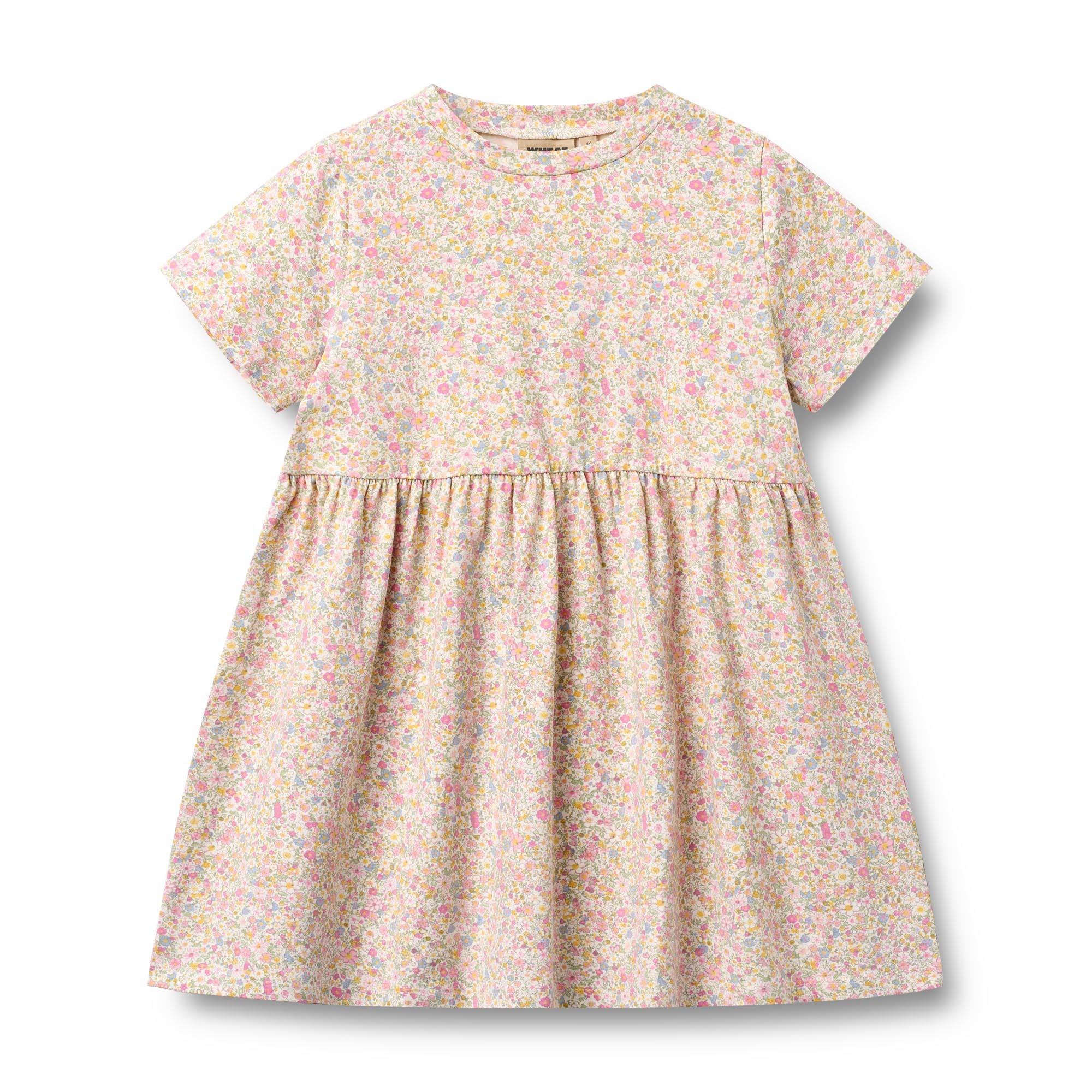 Wheat Kurzarmkleid, pastell Blümchen | Wheat - toietmoi-laboutique