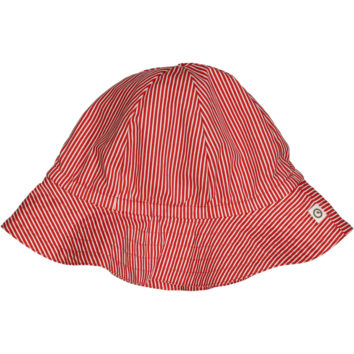 Sonnenhut, weiss/rot gestreift | Müsli by Green Cotton - toietmoi-laboutique