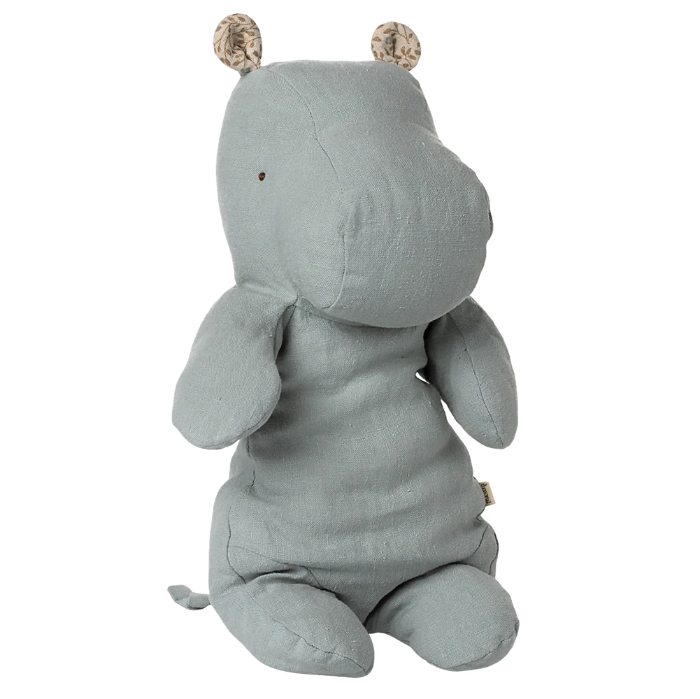 Maileg Safari Friens Hippo medium, blaugrau | maileg - toietmoi-laboutique