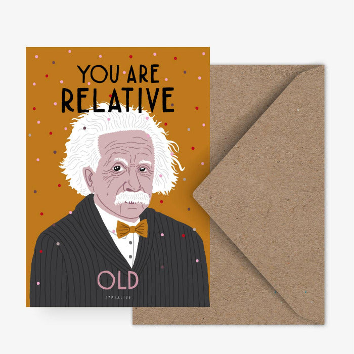 Postkarte / Relative Old | typealive - toietmoi-laboutique