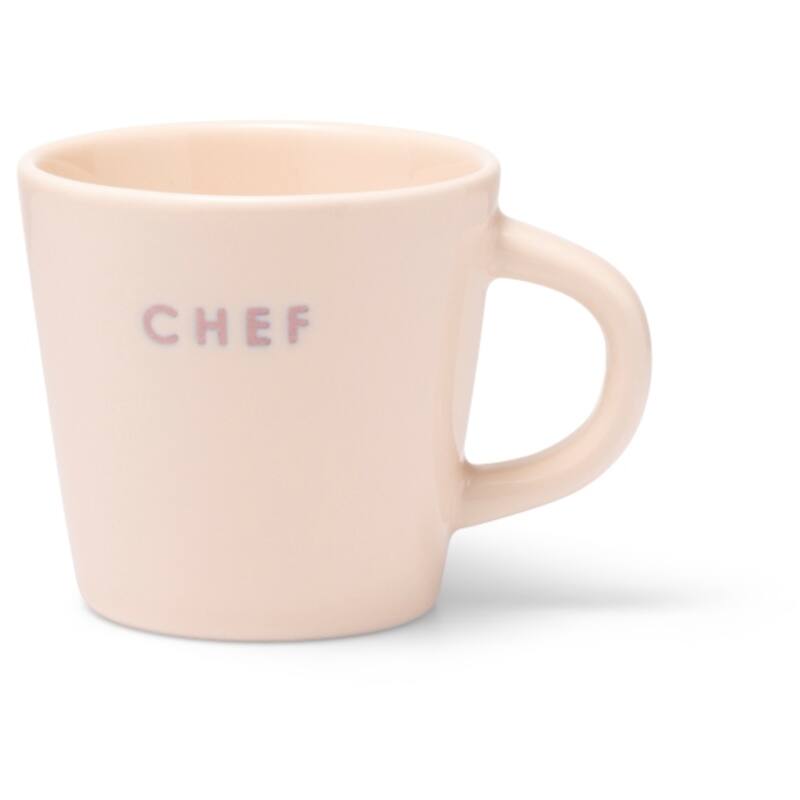 Keramik-Espressotasse, ecru/CHEF 80ml | Vondels - toietmoi-laboutique