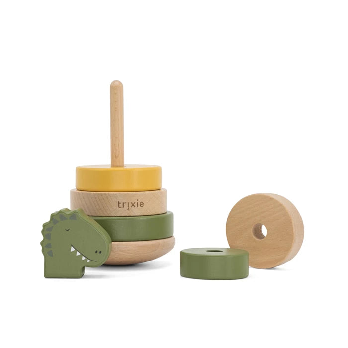 Stapelturm aus Holz, Dino | trixie - toietmoi-laboutique