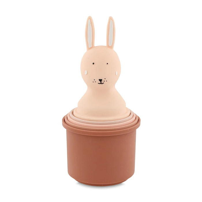 Stapelbecher aus Silikon, Hase | trixie - toietmoi-laboutique