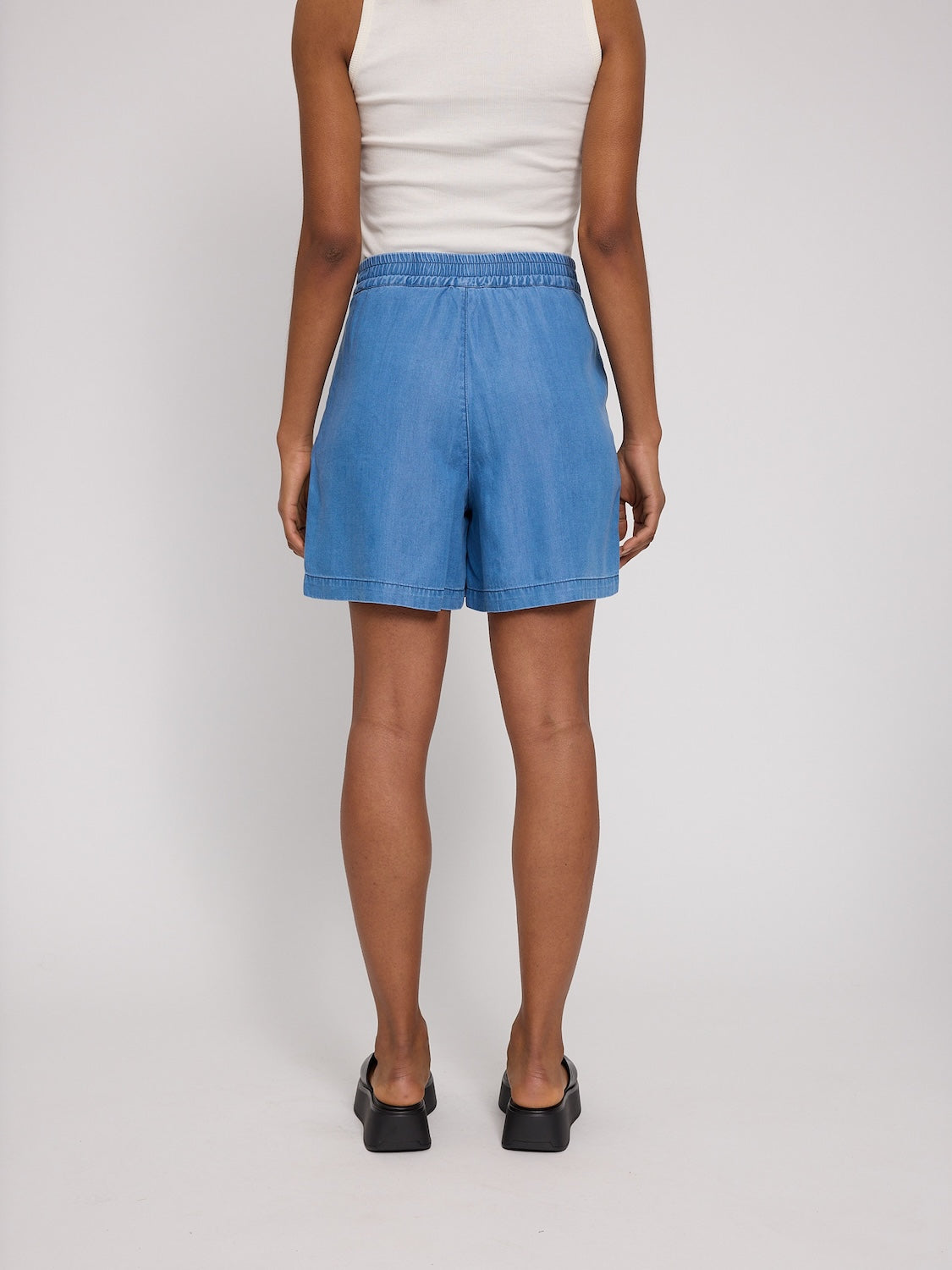 Shorts Tencel, dark blue wash | Mazine - toietmoi-laboutique