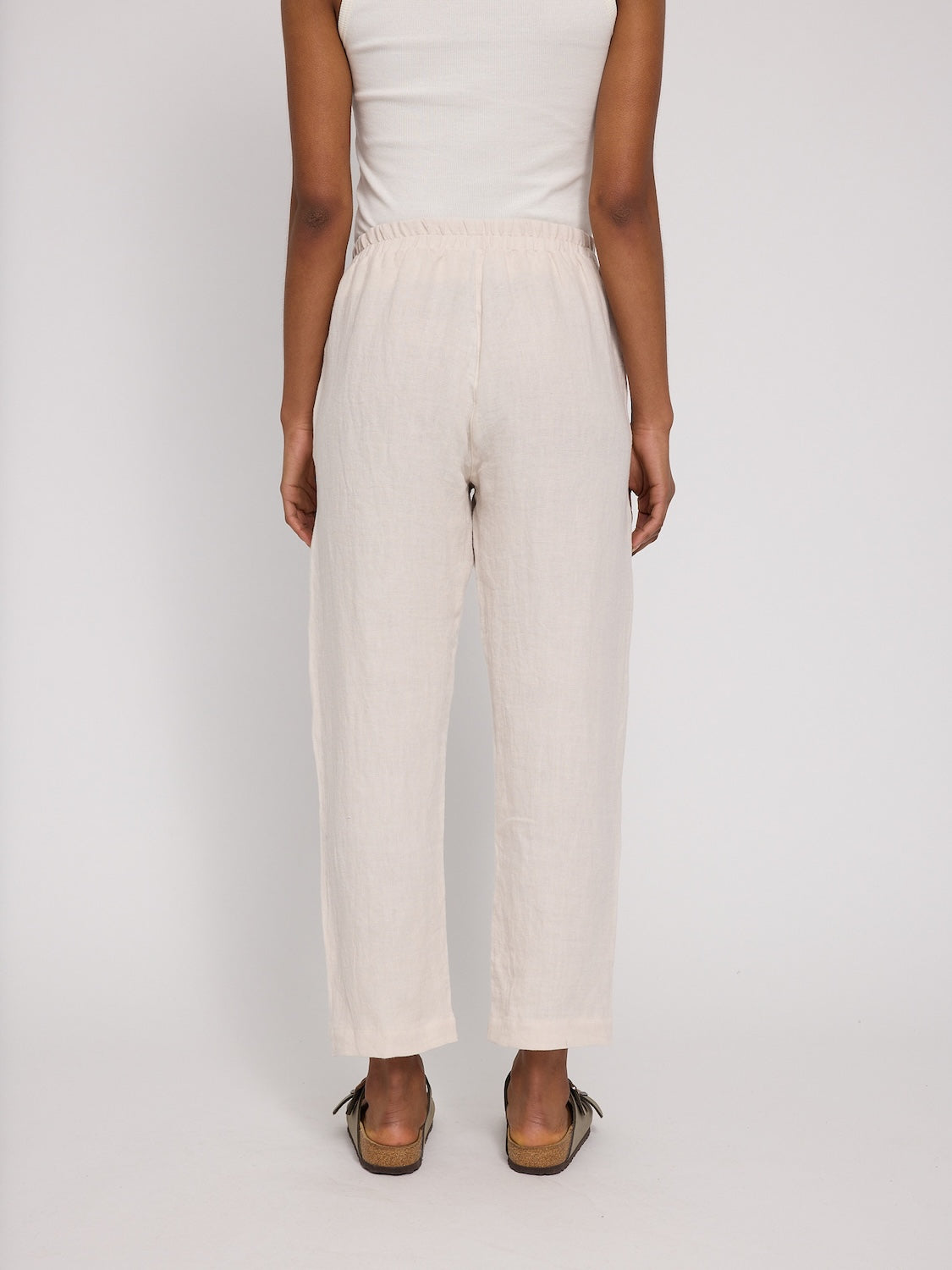 Leinen Mom Hose, moon | Mazine - toietmoi-laboutique
