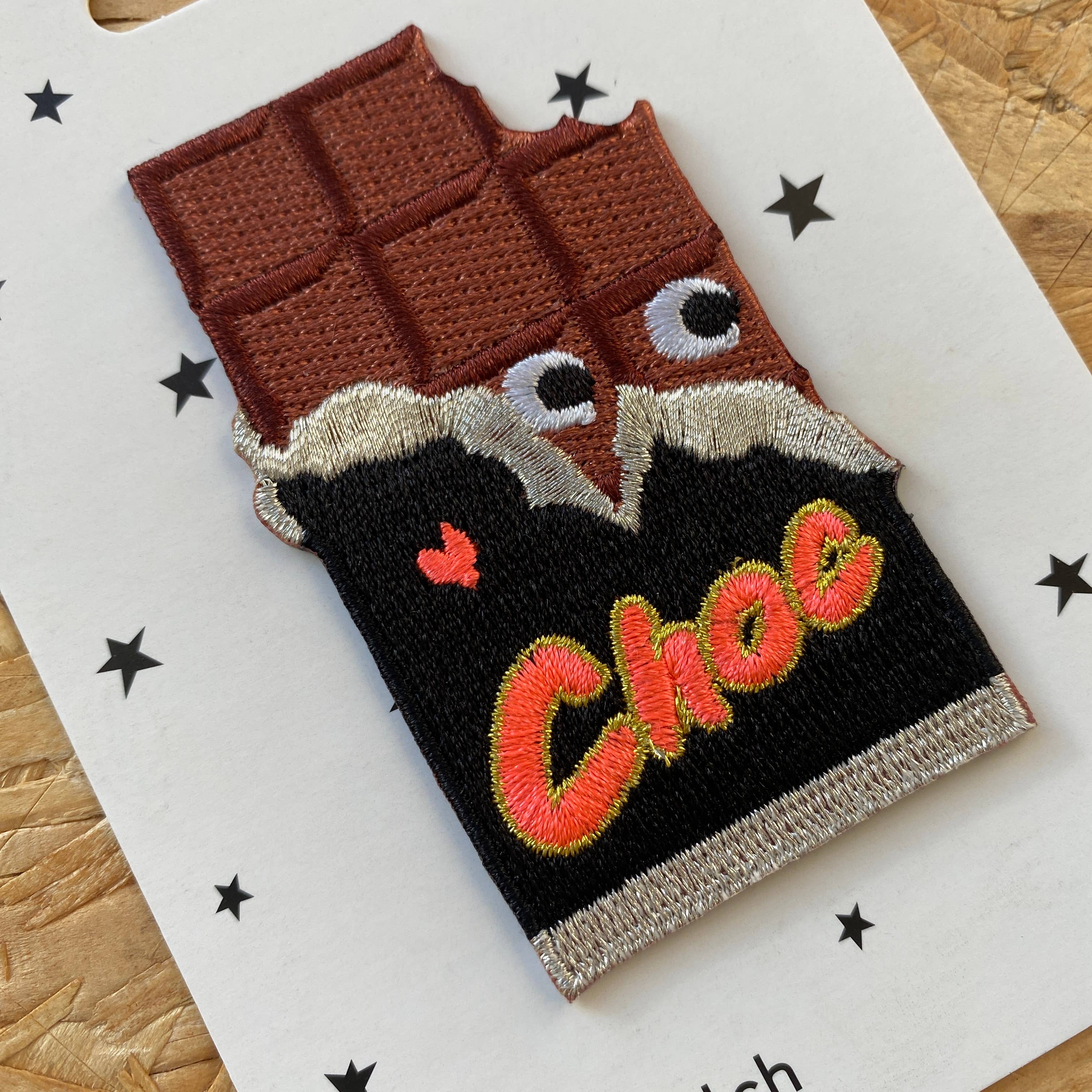 Aufbügelpatch, Schokolade | Petra Boase Ltd - toietmoi-laboutique