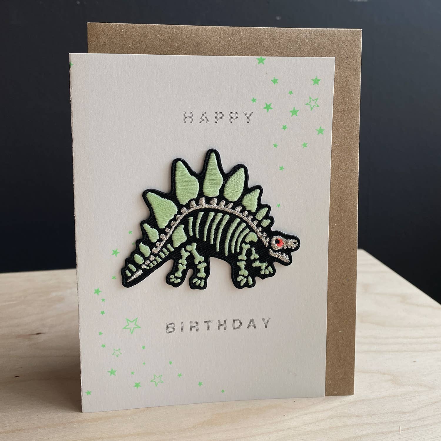 Patchkarte mit Umschlag - Dinosaurier-Skelett | Petra Boase Ltd - toietmoi-laboutique
