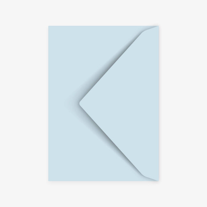 Umschlag / Artic Blue | typealive - toietmoi-laboutique
