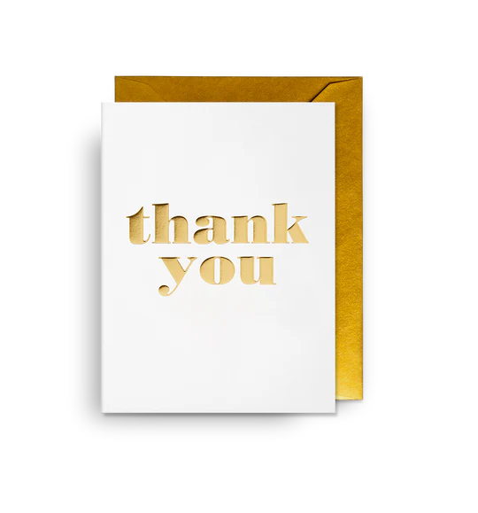 Karte mit Couvert, thank you | Klang & Kleid - toietmoi-laboutique