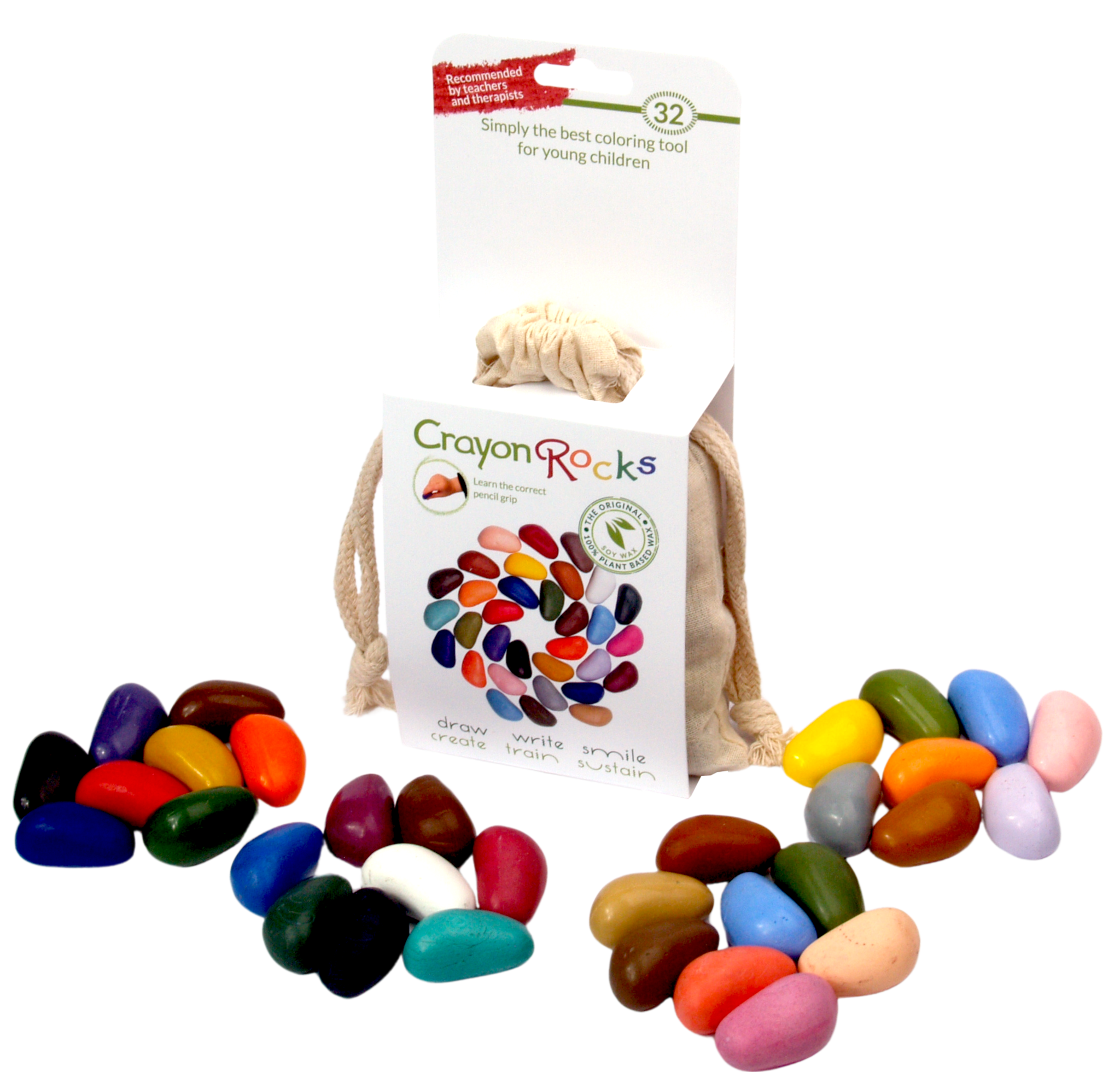 Crayon Rocks - 32 Farben im Beutel | Crayon Rocks EU - toietmoi-laboutique