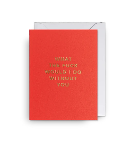 Karte mit Couvert, what the f*ck | Klang & Kleid - toietmoi-laboutique
