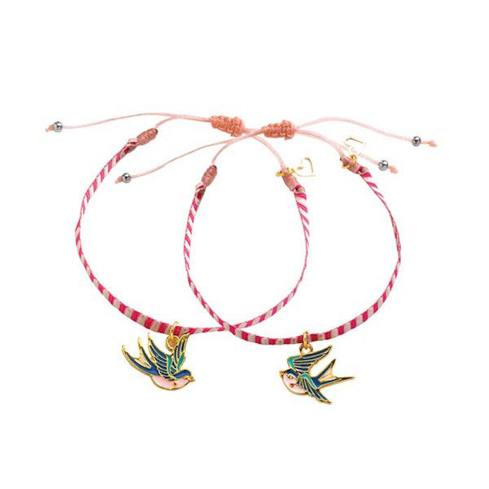 Bastelset, Armbänder You&Me - Vogel-Bänder | djeco - toietmoi-laboutique