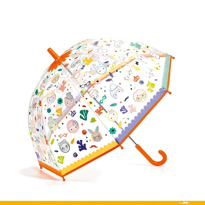 Regenschirm, Farbwechsel mit lustigen Gesichtern | djeco - toietmoi-laboutique
