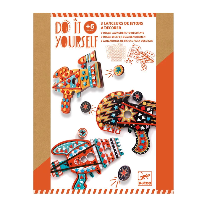 DIY Set 3 Token-Werfer | djeco - toietmoi-laboutique