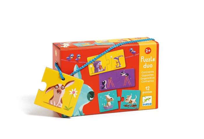 Puzzle Duo Gegensätze | djeco - toietmoi-laboutique