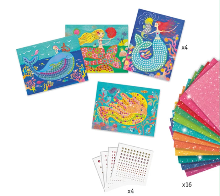 Mosaik, Meerjungfrauen | djeco - toietmoi-laboutique