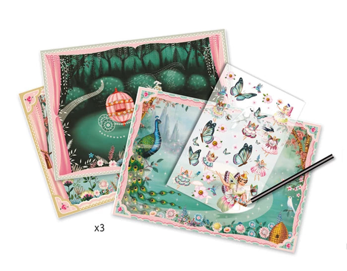 Abziehbilder, im Feenland | Djeco - toietmoi-laboutique