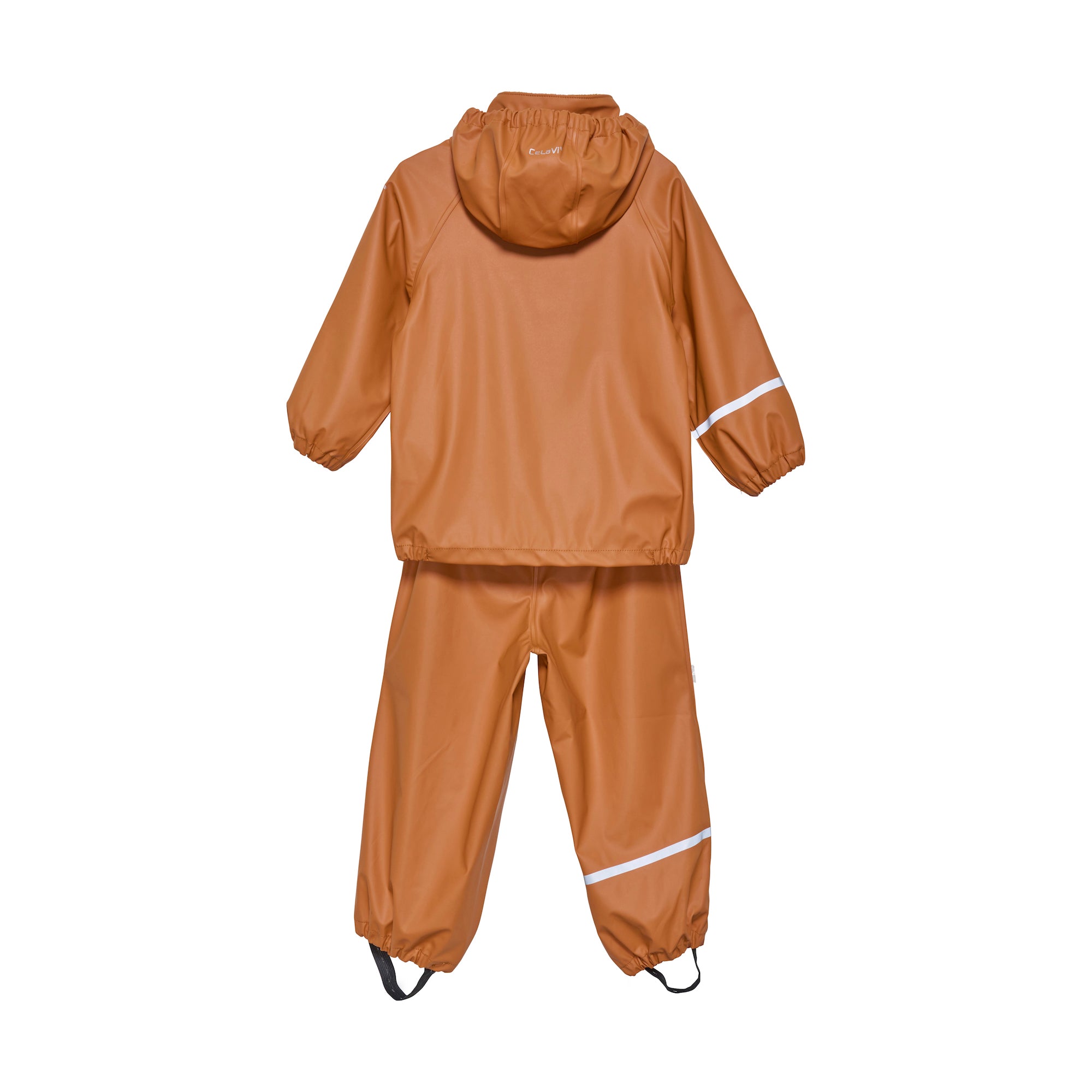 Regenjacke mit Hose, amber brown | CeLaVi - toietmoi-laboutique