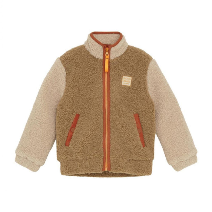 Fleece-Jacke, beige/braun | noppies - toietmoi-laboutique