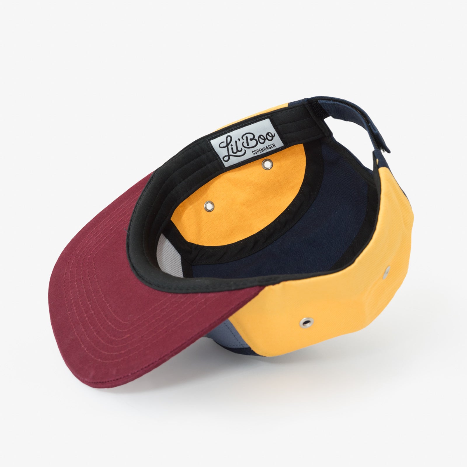 Baseball-Cap, bordeaux/blau/gelb | Lil' Boo - toietmoi-laboutique