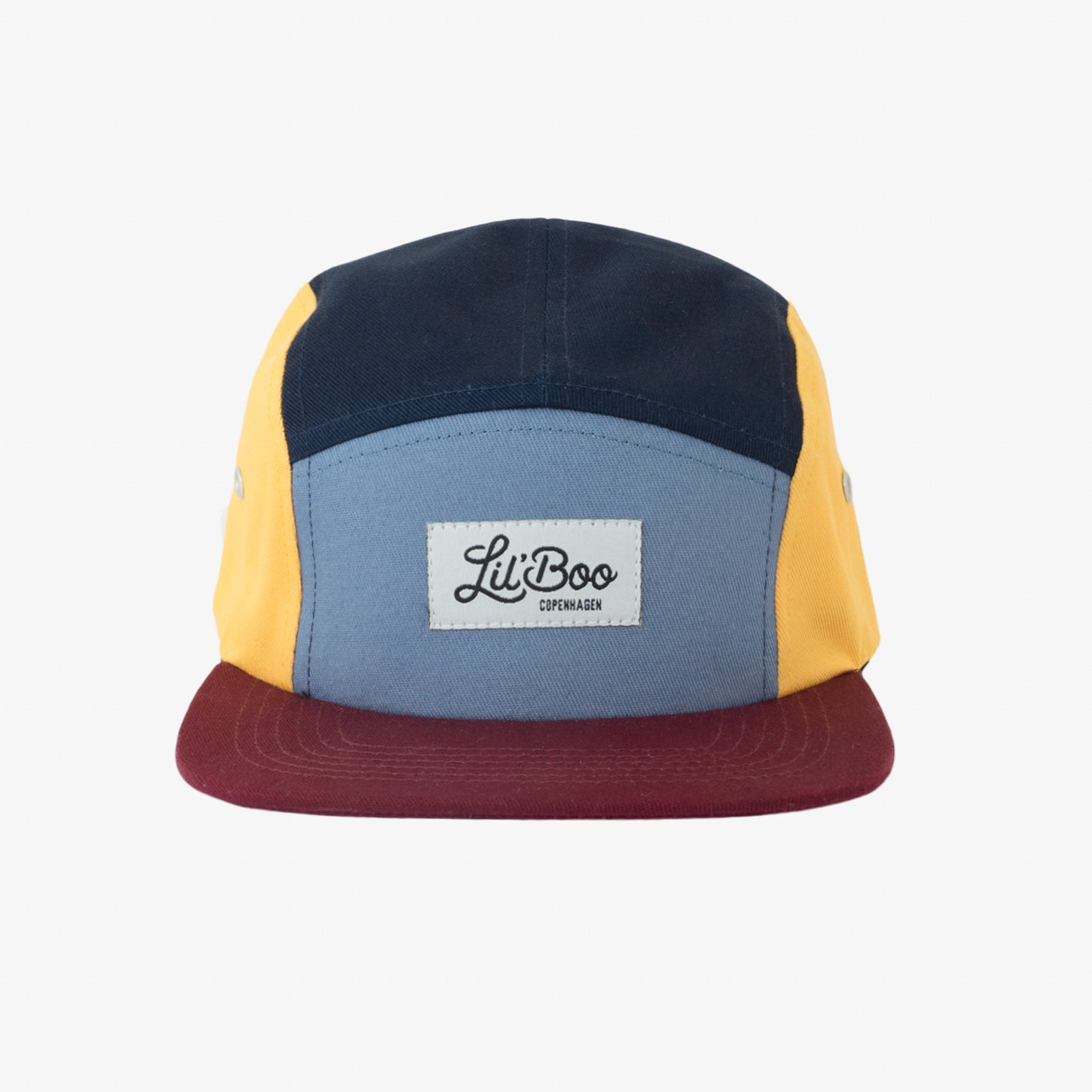 Baseball-Cap, bordeaux/blau/gelb | Lil' Boo - toietmoi-laboutique