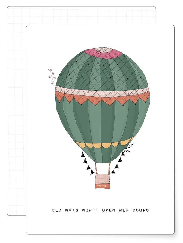 Postkarte - Old ways won`t open new doors | MIAO Papeterie - toietmoi-laboutique