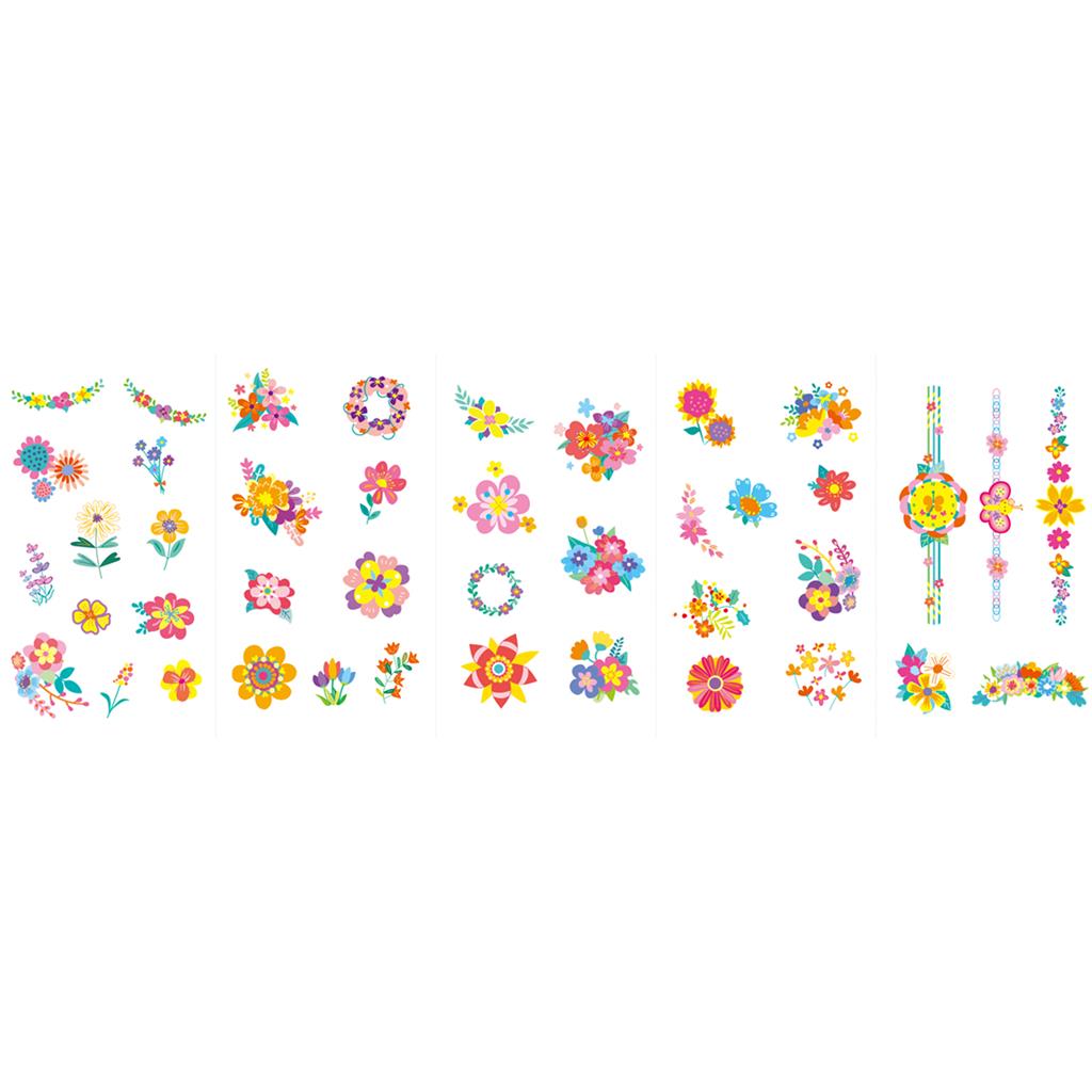 Nagelsticker und Tattoos Blumen | Avenir - toietmoi-laboutique