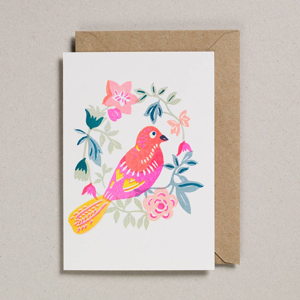 Grusskarte mit Umschlag, Tropischer Vogel | Petra Boase Ltd - toietmoi-laboutique