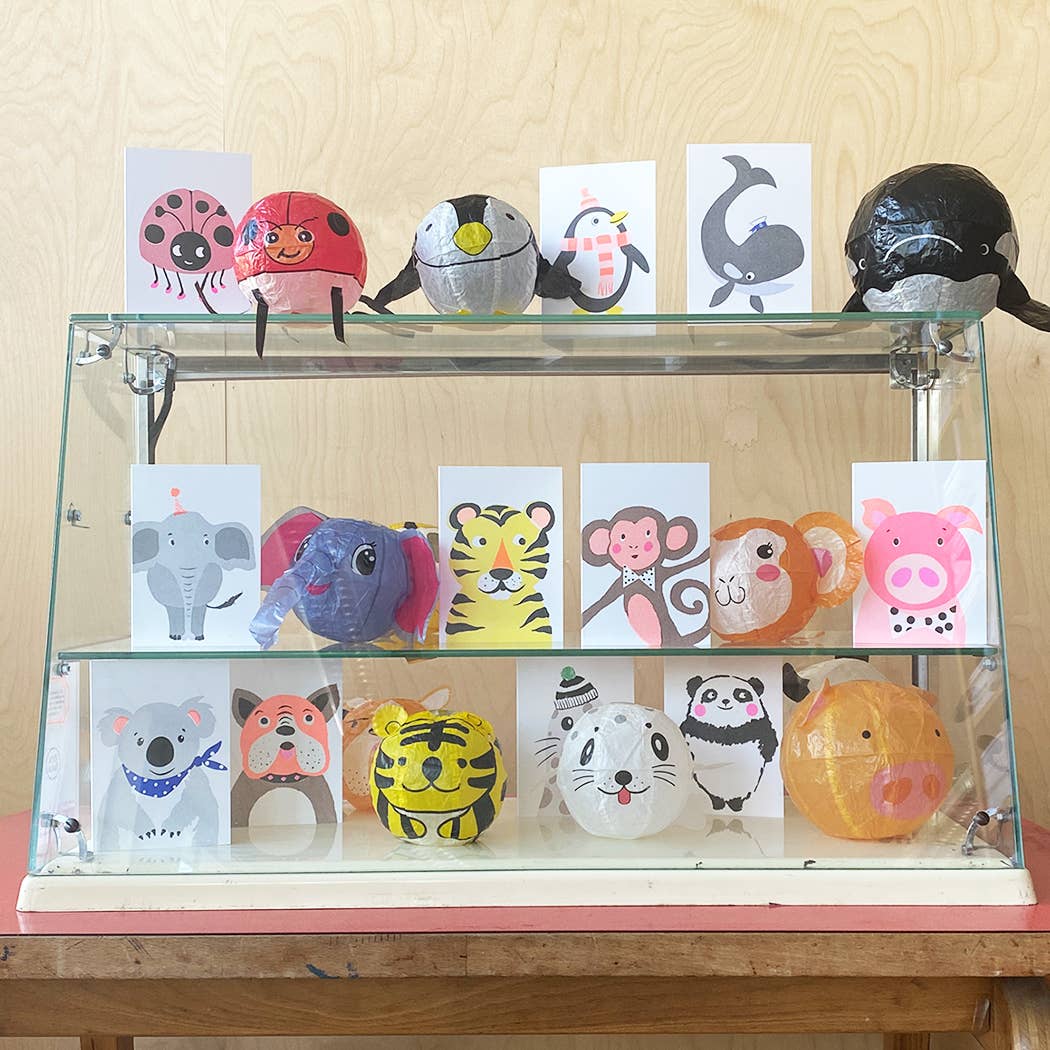 Japanische Papierballon-Karten, Affe | Petra Boase Ltd - toietmoi-laboutique