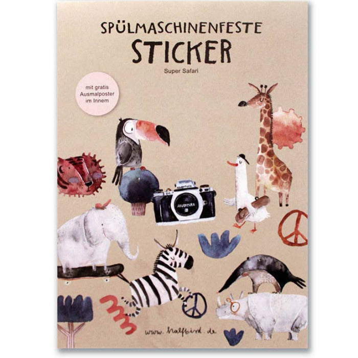 Spülmaschinenfeste Sticker "Wunderland" | Halfbird - toietmoi-laboutique