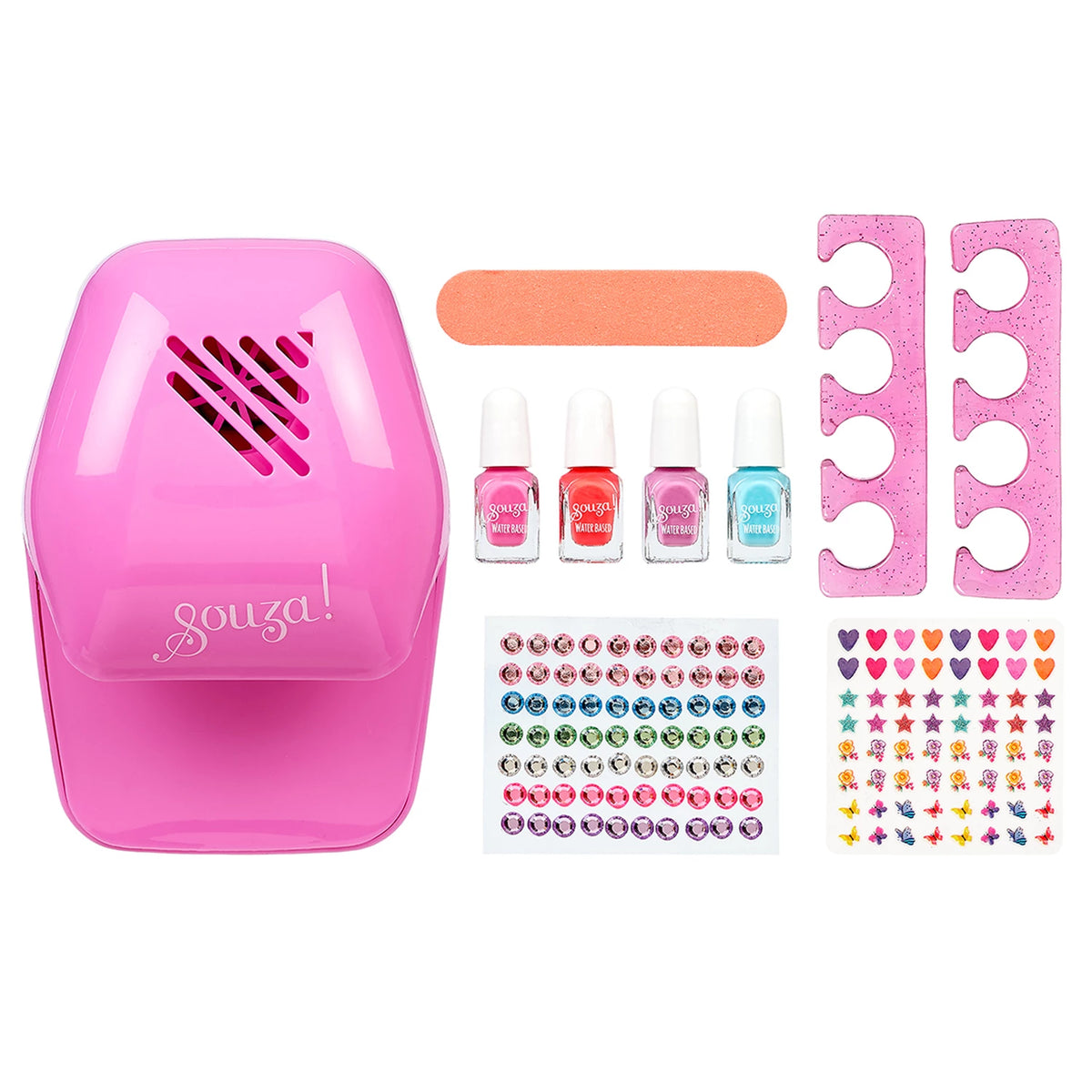 Nagellacktrockner+Set Nagellack | Souza - toietmoi-laboutique