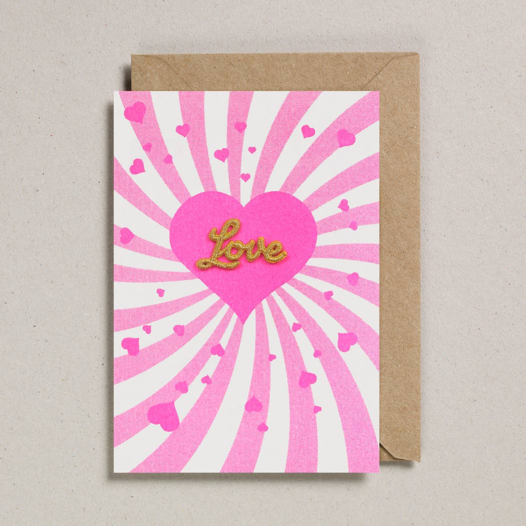 Grusskarte mit Umschlag, Valentines Love | Petra Boase Ltd - toietmoi-laboutique